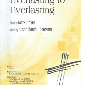 EVERLASTING TO EVERLASTING (SATB)
